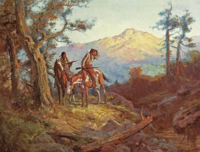 Two Indian scouts