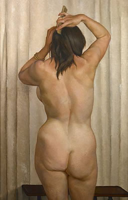 The comb - Model in the studio (The artist's wife, Helen), 1935