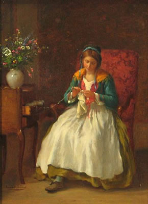 La fille au crochet