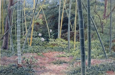 Bamboo Forest by Tojiro Oshita - Auction record, sale price, and art valuation. Compare with similar artists and explore comparable artworks.