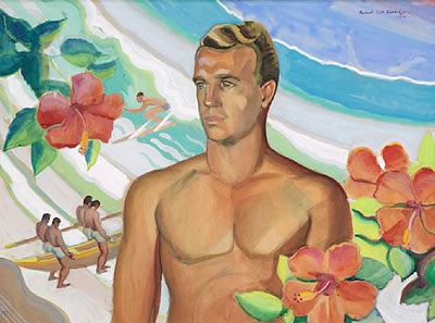 Surfer Boy Johnny Gomez, 1936