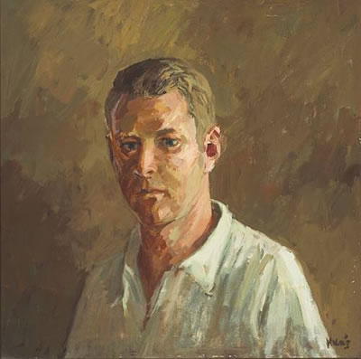 Portrait of Roger Edward Kuntz: Self portrait of the artist