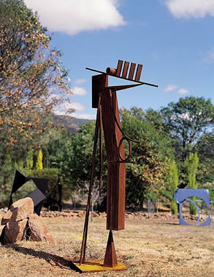 Steel Watercolor: Rusty Indian, 1996 by Fletcher Benton - Auction record, sale price, and art valuation. Compare with similar artists and explore comparable artworks.