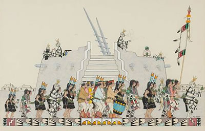 2 Untitled native American scenes by Jose Roybal - Auction record, sale price, and art valuation. Compare with similar artists and explore comparable artworks.