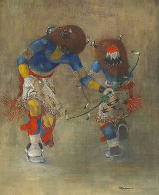 "Tesuque Buffalo Dancers"
