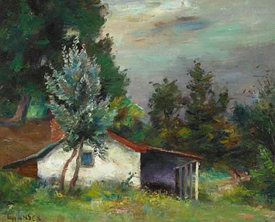 The red roof by Ejnar (Einar) Hansen - Auction record, sale price, and art valuation. Compare with similar artists and explore comparable artworks.