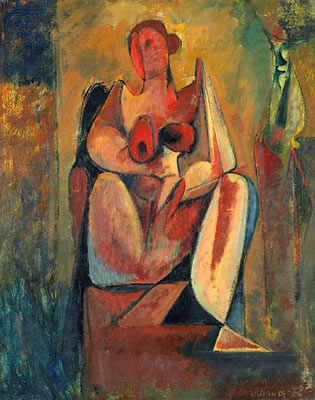 Seated Female Nude
