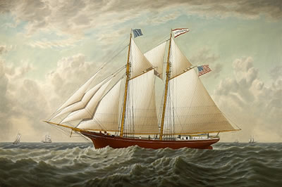 The California lumber schooner 'Mary E. Russ'