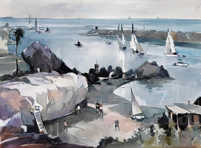 George Robert James - artist photo for art wanted listing (Newport Beach, CA)