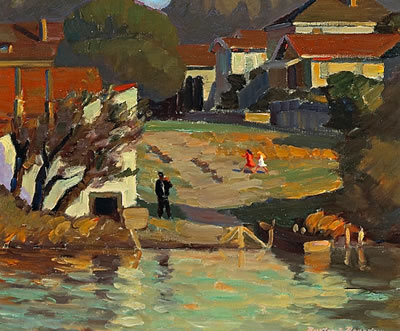 Bank of the lake