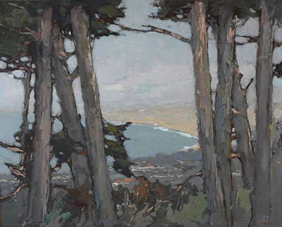 Monterey Through the Trees