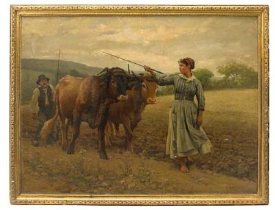 Plowing of the fields