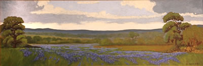 Texas bluebonnets by Jesse Rasberry - Auction record, sale price, and art valuation. Compare with similar artists and explore comparable artworks.