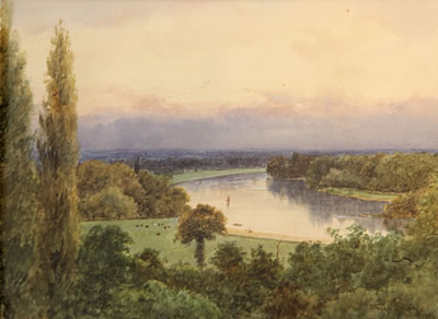 The Thames at Richmond, England by Frederick Charles Dixey - Auction record, sale price, and art valuation. Compare with similar artists and explore comparable artworks.