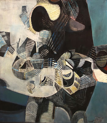 Sample artwork by Horst Trave (1918 - 2012), known for abstracr expressionist painting, graphics, teaching - View similar artists and auction records