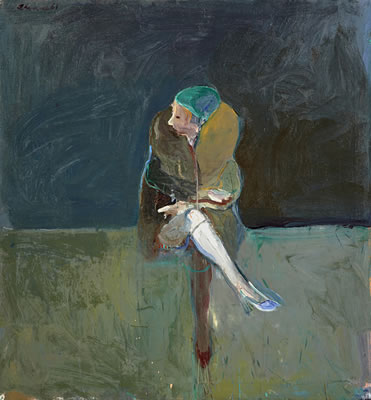 Seated Woman with Fur Collar, 1961