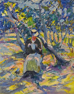 Woman in the garden