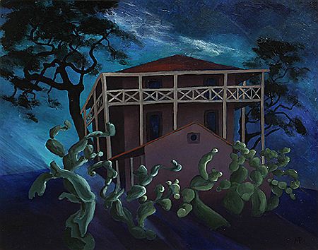 House with cactus