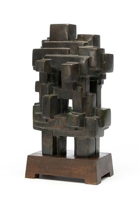 Eternal Sanctuary No. 2, 1965 by Jacques Schnier - Auction record, sale price, and art valuation. Compare with similar artists and explore comparable artworks.