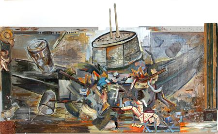 Self Deception / Submerged, 1985-1986 by Stuart Diamond - Auction record, sale price, and art valuation. Compare with similar artists and explore comparable artworks.