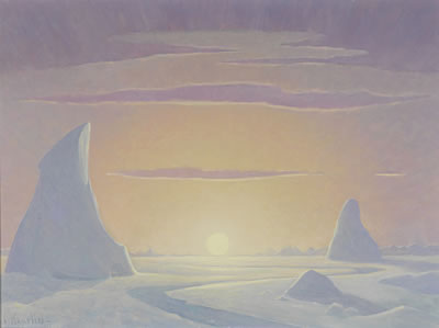 The arctic sun
