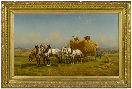 Harvest time by Charles Coumont - Auction record, sale price, and art valuation. Compare with similar artists and explore comparable artworks.