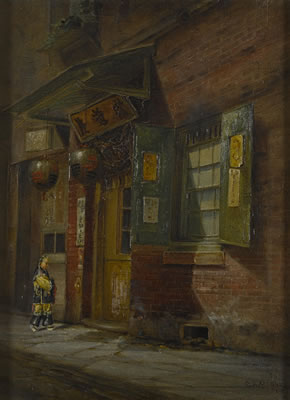 Alley in Chinatown, San Francisco, 1905
