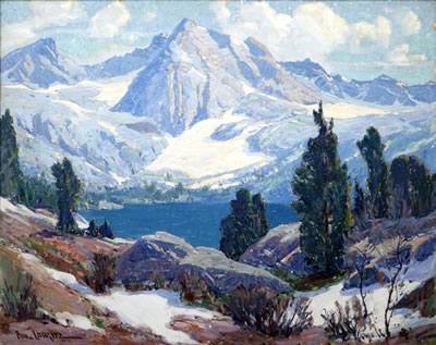 Upper Rae Lake, High Sierras by Paul Lauritz - Auction record, sale price, and art valuation. Compare with similar artists and explore comparable artworks.