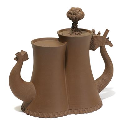 Cooling Towers Teapot No 10, Yixing series, 1984