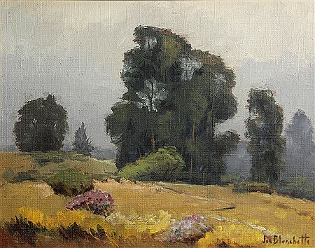 Trees and wildflowers by Jon Blanchette - Auction record, sale price, and art valuation. Compare with similar artists and explore comparable artworks.