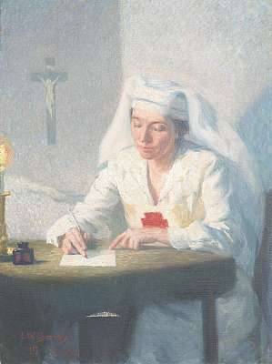 The Last Letter by Clara J Taggert McChesney - Auction record, sale price, and art valuation. Compare with similar artists and explore comparable artworks.