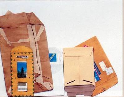 Five Envelopes with Landscape