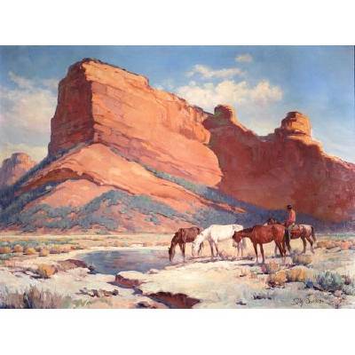 Red Mountain, Near Sedona by Gray Phineas Bartlett - Auction record, sale price, and art valuation. Compare with similar artists and explore comparable artworks.