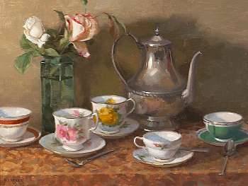 Tea Time by Laurie Kersey - Auction record, sale price, and art valuation. Compare with similar artists and explore comparable artworks.