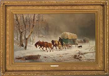 Going Home (Pioneers Braving a Storm)