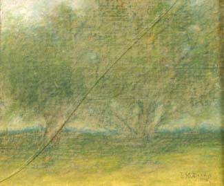 Depicting landscape with trees