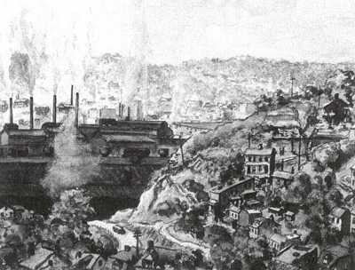 A hilly city landscape with factories by Grant Tyson Reynard - Auction record, sale price, and art valuation. Compare with similar artists and explore comparable artworks.