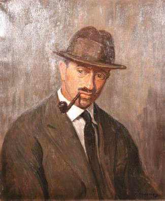 Portrait of Ernest Harrison Barnes: Self-portrait