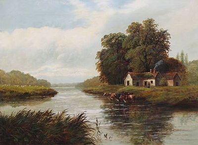 "On the Thames, Richmond, Surrey"