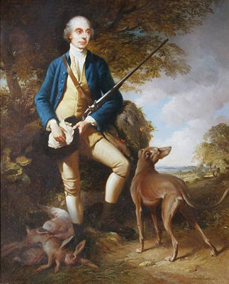 An 18th century gentleman, standing with his hound, before a park by John Richard Townsend - Auction record, sale price, and art valuation. Compare with similar artists and explore comparable artworks.