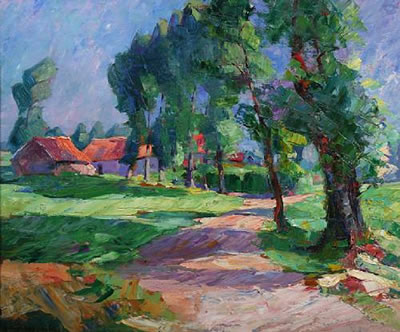 Road in the sun