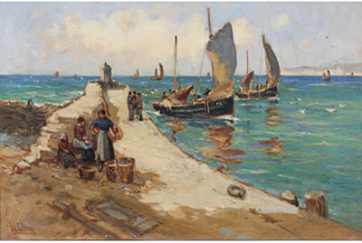 Sample artwork by John William Gilroy (1868 - 1944), known for painting - View similar artists and auction records