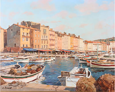 "St.Tropez, Vue General du Port"