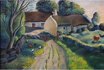 Farmstead AND a study of a tree (2)