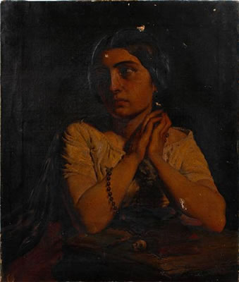 A Penitent woman by Joseph Powell - Auction record, sale price, and art valuation. Compare with similar artists and explore comparable artworks.