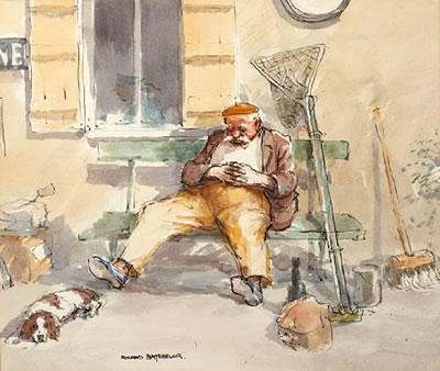 "The End of a Perfect Day" by Roland Batchelor - Auction record, sale price, and art valuation. Compare with similar artists and explore comparable artworks.