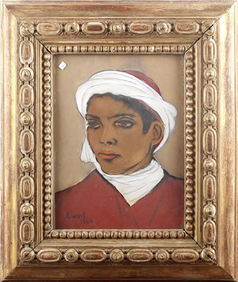 Portrait of an Arab boy by David Shanks Ewart - Auction record, sale price, and art valuation. Compare with similar artists and explore comparable artworks.