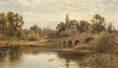 'The Thames at Sonning', and a companion of the 'Thames at Windsor', a pair