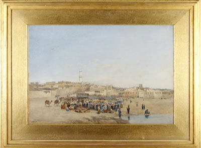 The market place at Janta, Egypt