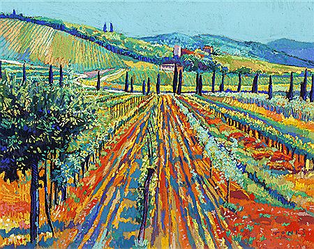 Sample artwork by Godfrey Tonks (Born 1948), known for landscape painting - View similar artists and auction records